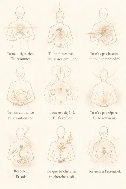 Affiche Oracle des 26 gestes kairophoniques.